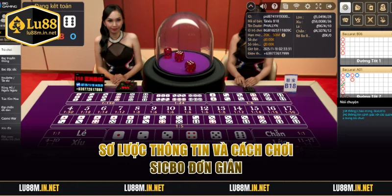 Sơ lược thông tin và luật chơi sicbo Lu88 