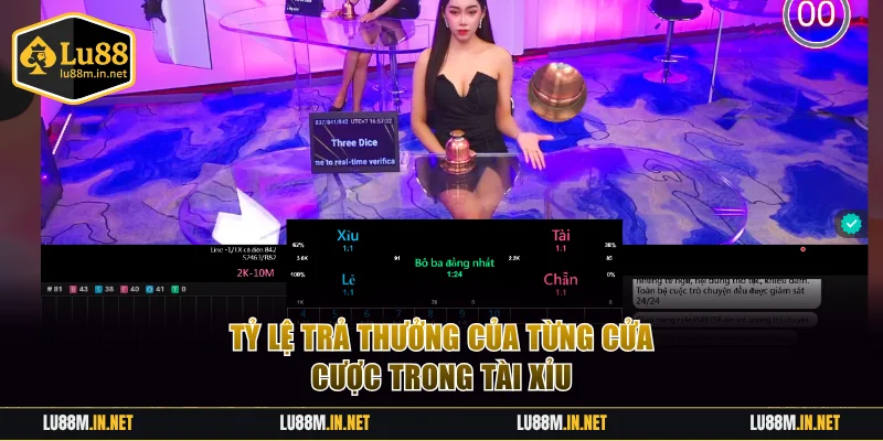 Tỷ lệ trả thưởng từng lựa chọn cược